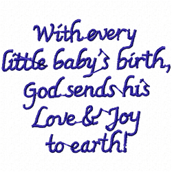 Words Embroidery Design 7